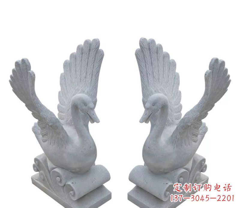 漯河天鹅之恋石雕