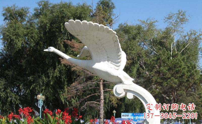 漯河天鹅大理石雕塑——把它带入你的家