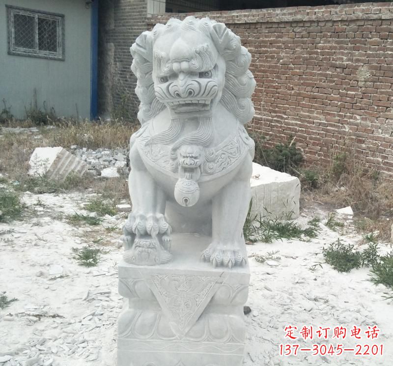 漯河北京看门狮子石雕