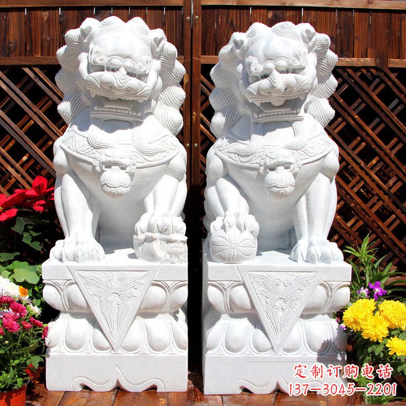 漯河新颖独特的铸铜狮子雕塑