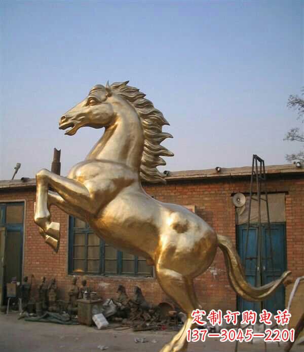 漯河奔马铜雕 (4)