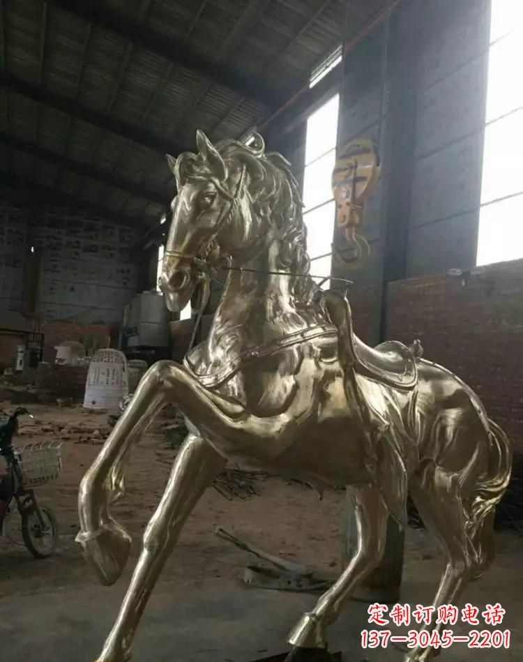 漯河奔马铜雕
