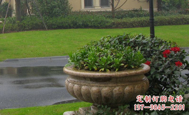 漯河艺术精致的大理石花盆