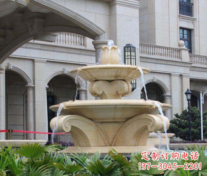 漯河别墅景观欧式喷泉石雕_1