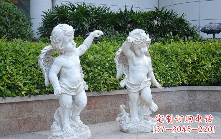 漯河玻璃钢小天使雕塑 西方人物雕塑