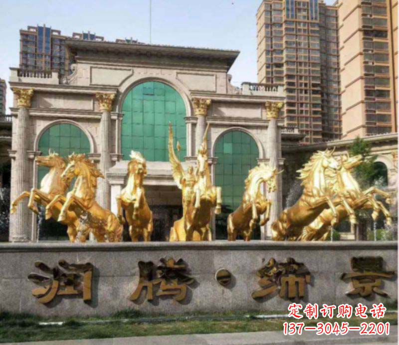 漯河不锈钢阿波罗战车雕塑