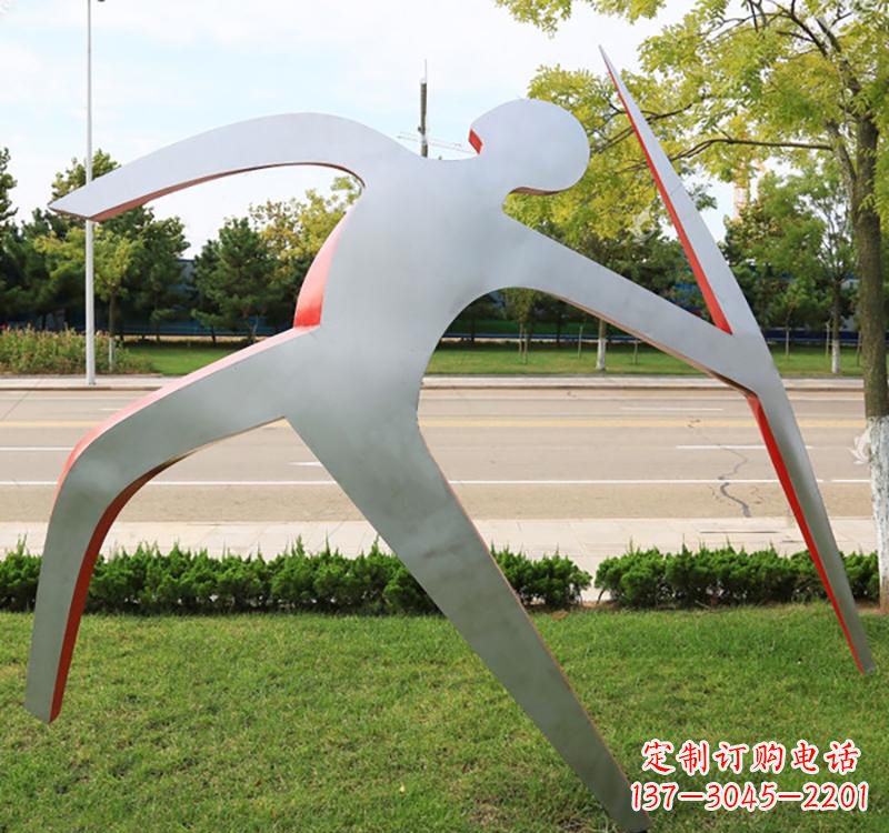 漯河不锈钢标枪雕塑2