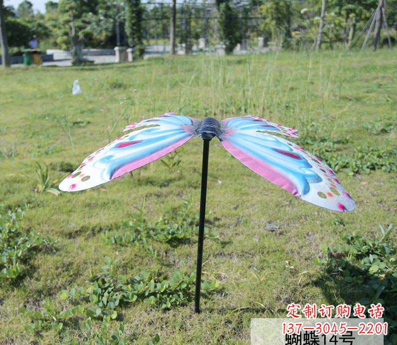 漯河不锈钢彩色蝴蝶雕塑艺术之美