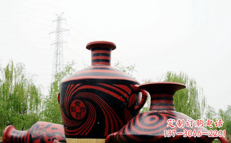 漯河不锈钢彩色花盆雕塑让空间更加精致