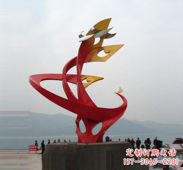 漯河精美的不锈钢凤凰雕塑