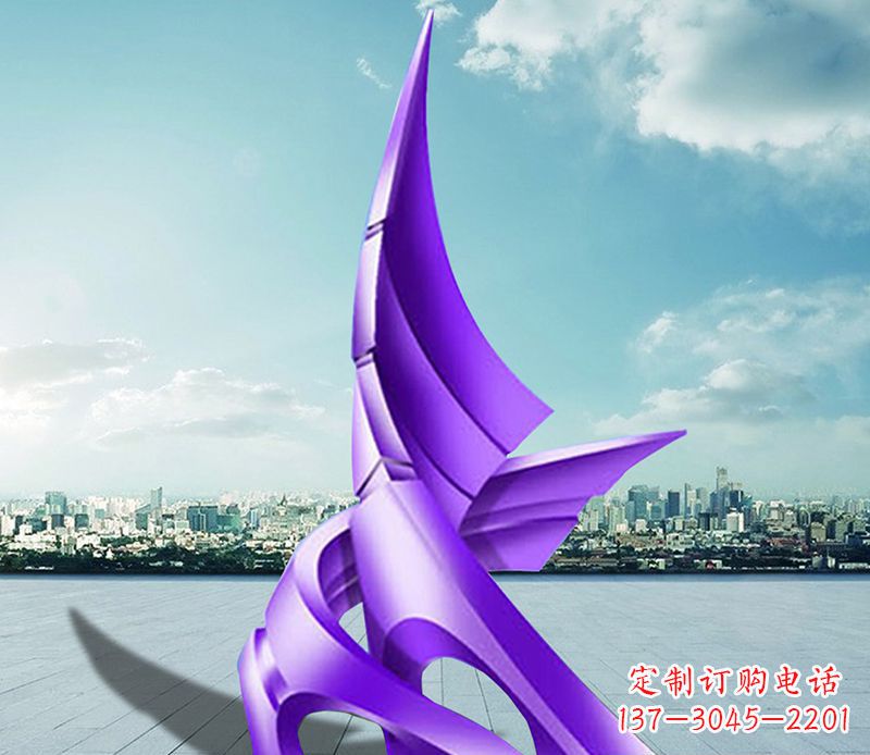 漯河不锈钢船帆雕塑静谧的海洋美景