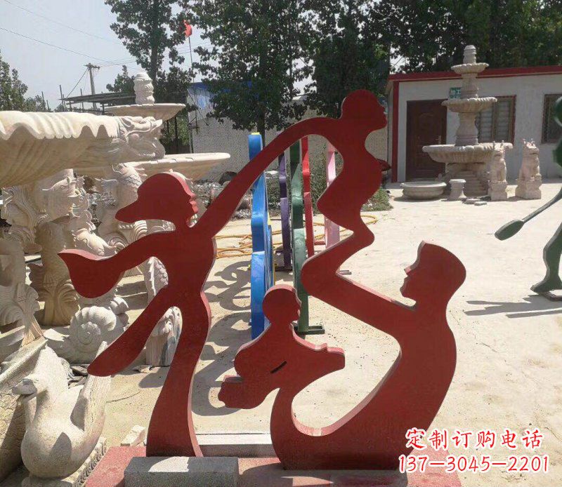 漯河不锈钢福字雕塑