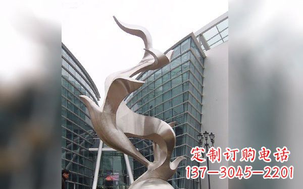 漯河不锈钢鸽子雕塑