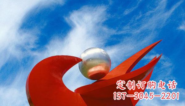 漯河不锈钢制作的鸽子雕塑