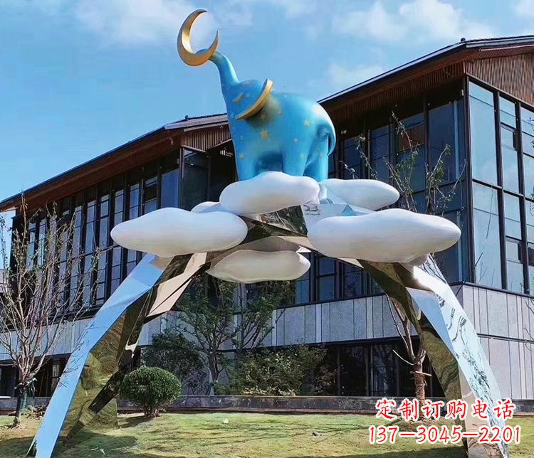 漯河精美不锈钢拱门雕塑