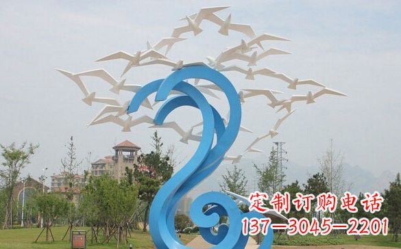 漯河不锈钢海鸥雕塑