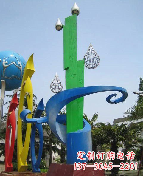 漯河不锈钢水滴雕塑非凡的艺术美学