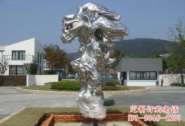 漯河不锈钢太湖石雕塑精美绝伦