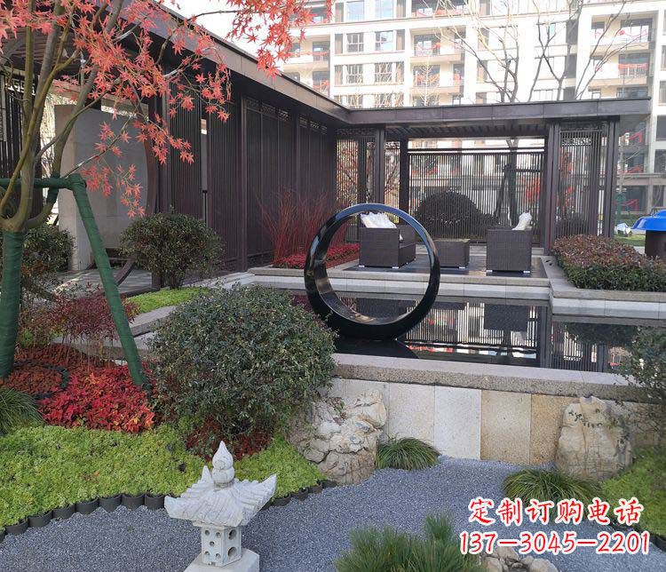 漯河不锈钢圆环雕塑——精美绝伦