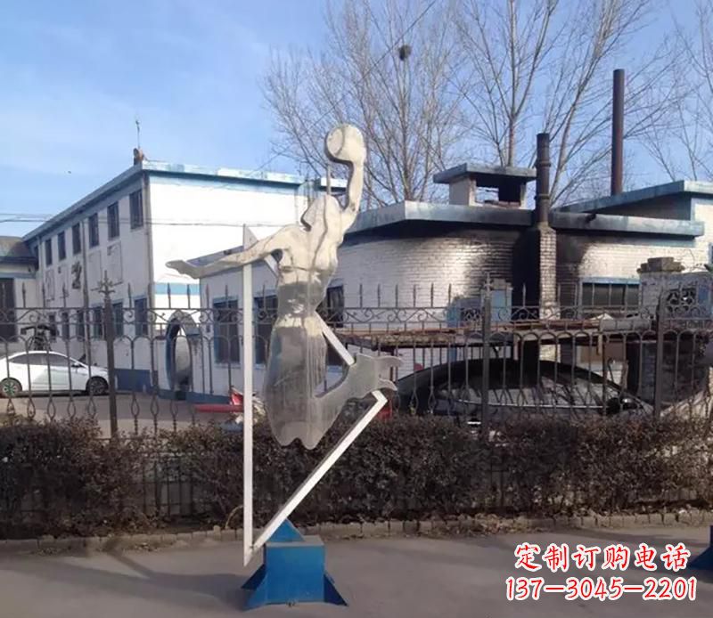 漯河不锈钢打高尔夫雕塑