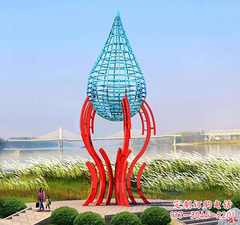 漯河不锈钢灯泡雕塑灯光点亮美好生活