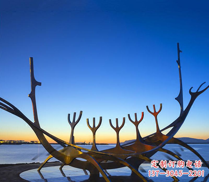 漯河帆船雕塑精致的海洋艺术品