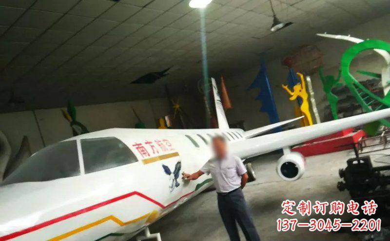 漯河不锈钢飞机雕塑精美的艺术作品