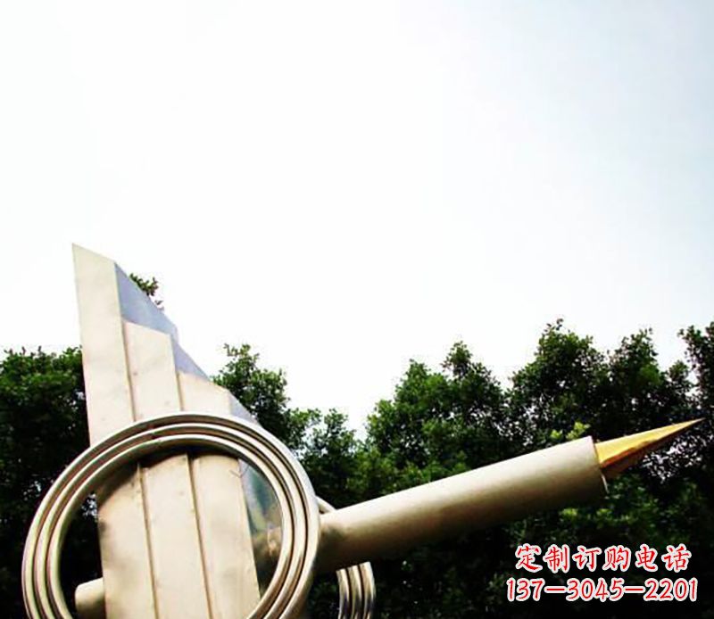 漯河不锈钢钢笔雕塑把简单的钢笔变成艺术品
