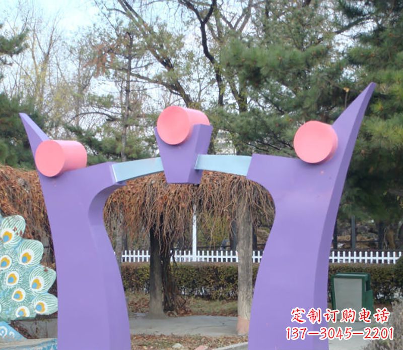 漯河不锈钢拱门雕塑精美艺术品