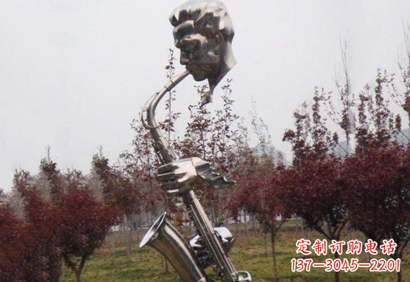 漯河不锈钢萨克斯雕塑艺术与音乐的结合