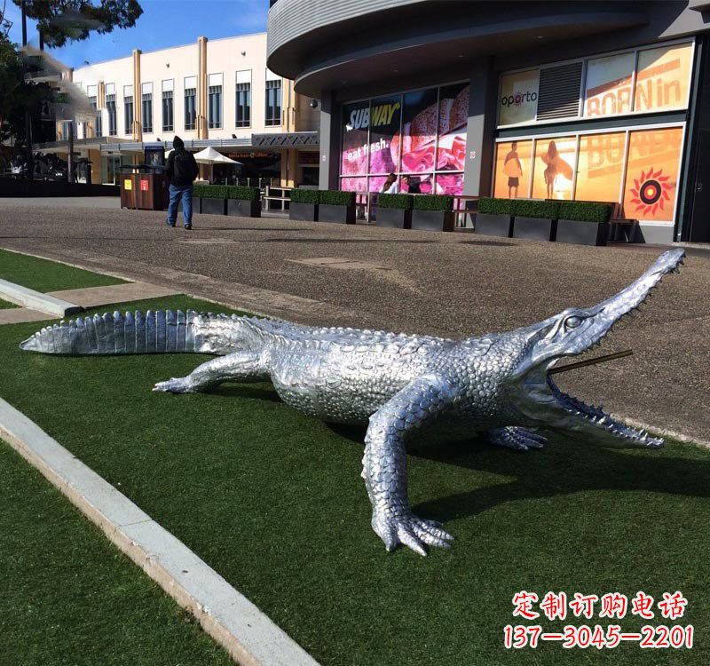 漯河不锈钢动物雕塑精美而具有艺术价值
