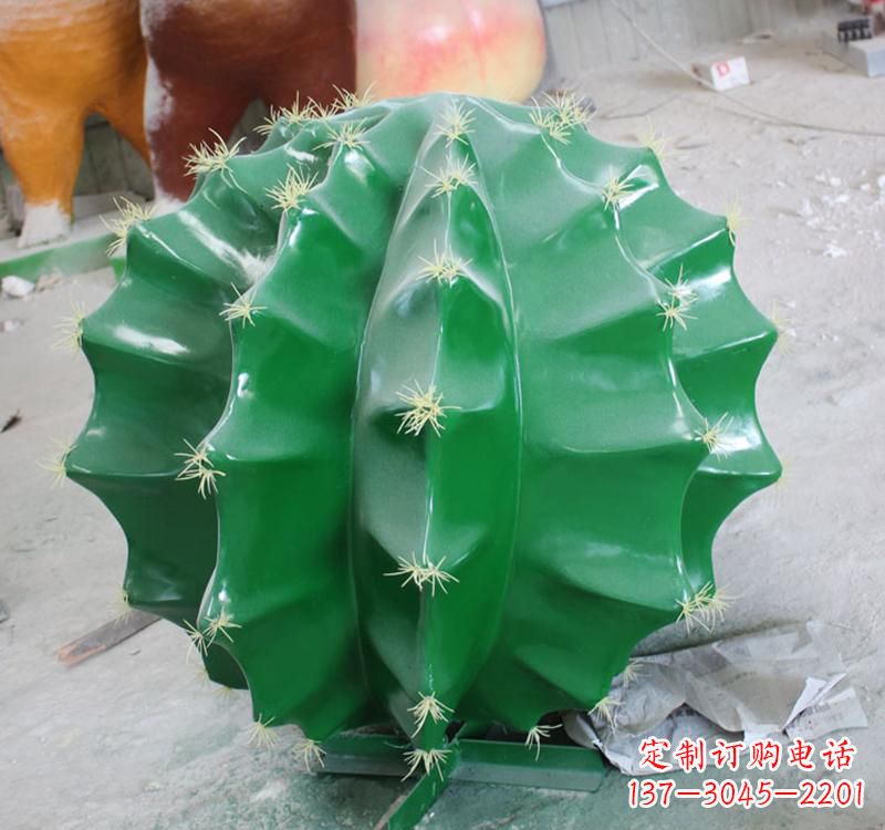 漯河不锈钢仙人掌雕塑给公园景观增添灵动之美