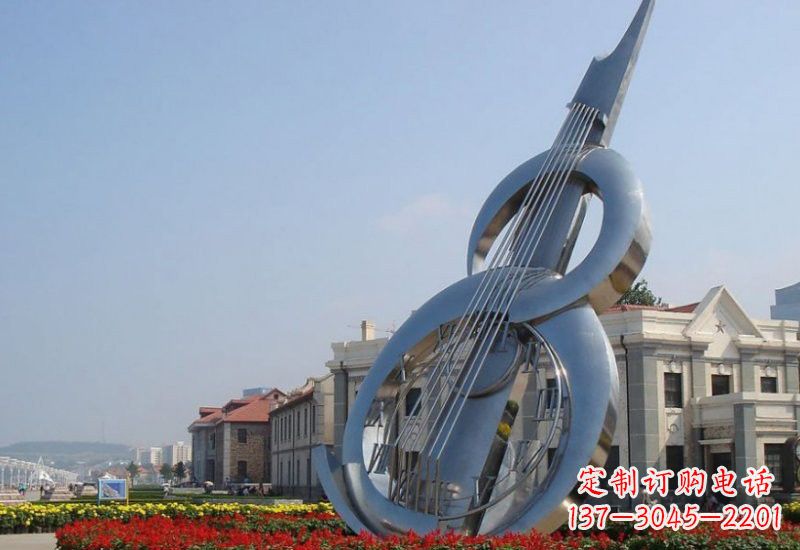 漯河不锈钢大提琴雕塑