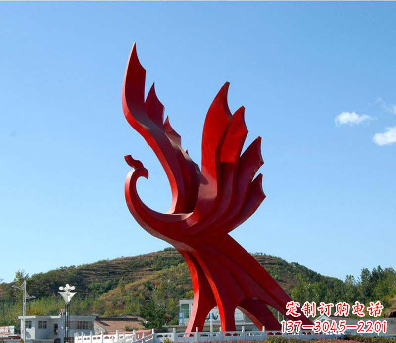 漯河璀璨凤凰不锈钢广场上的艺术之美