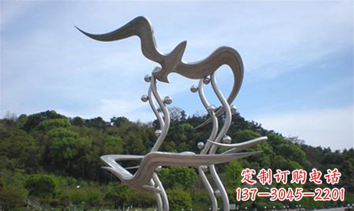 漯河海鸥雕塑传递自然之美