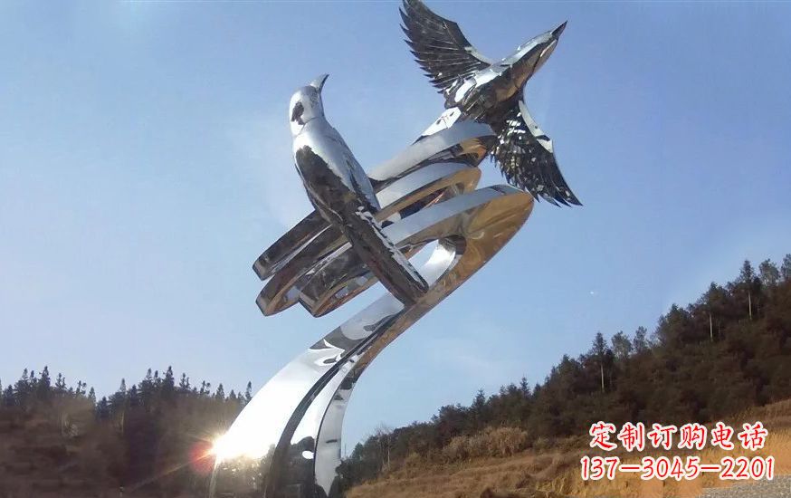 漯河不锈钢动物雕塑——美化城市环境