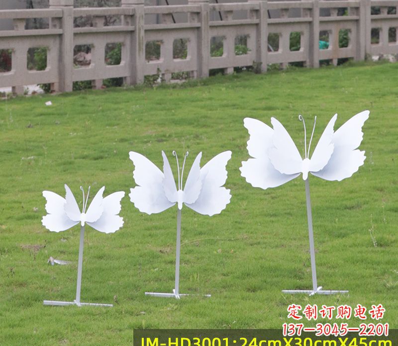 漯河不锈钢蝴蝶组合雕塑精美的艺术品