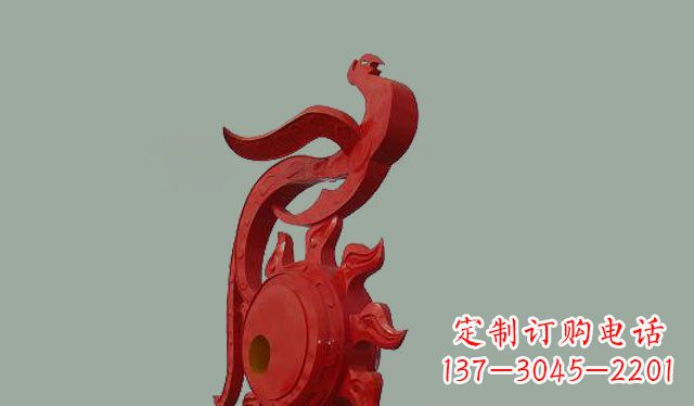 漯河不锈钢孔雀雕塑