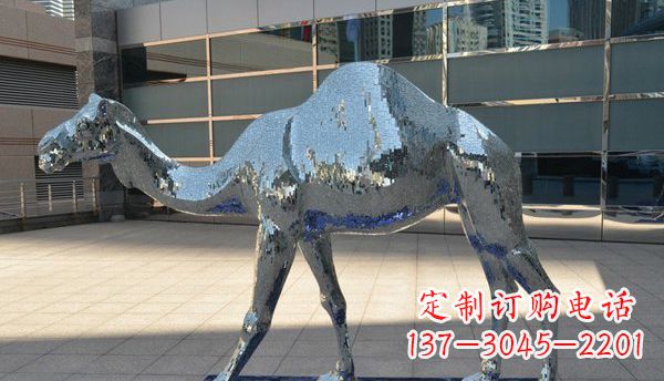 漯河不锈钢骆驼雕塑一种充满浪漫情怀的艺术品