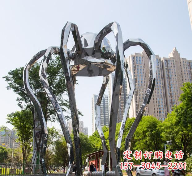 漯河精致的不锈钢螃蟹雕塑