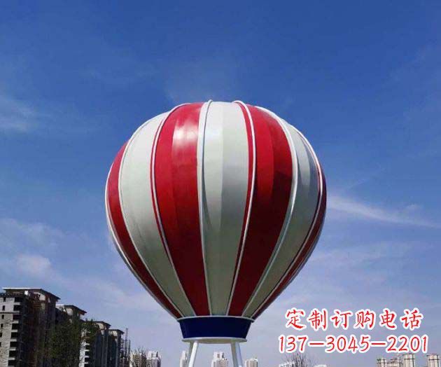 漯河不锈钢热气球雕塑给景观增添精彩