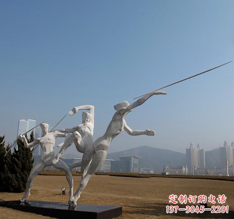 漯河不锈钢标枪雕塑