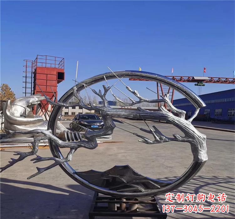 漯河不锈钢树枝雕塑艺术与自然的完美结合