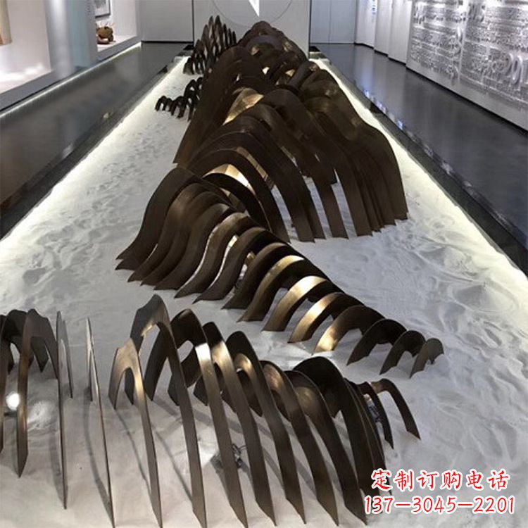 漯河不锈钢铁艺假山雕塑让自然风景回归