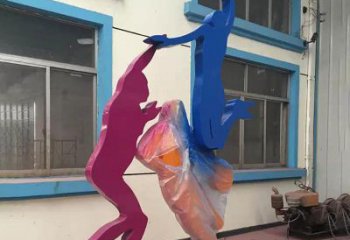 漯河不锈钢篮球运动员雕塑纪念篮球运动传奇