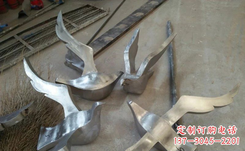 漯河精美的不锈钢小型鸽子雕塑