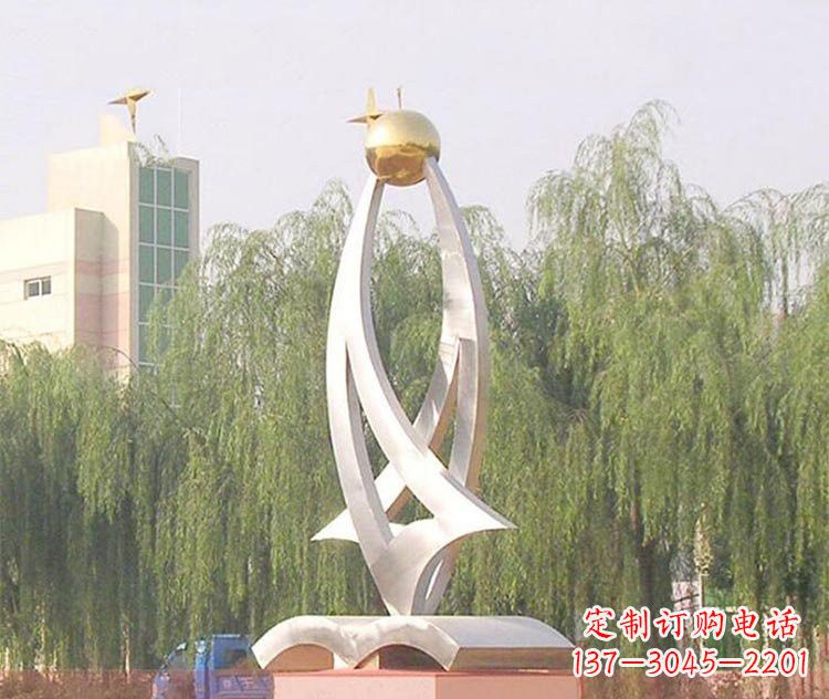 漯河铭记校园美好——不锈钢书籍雕塑