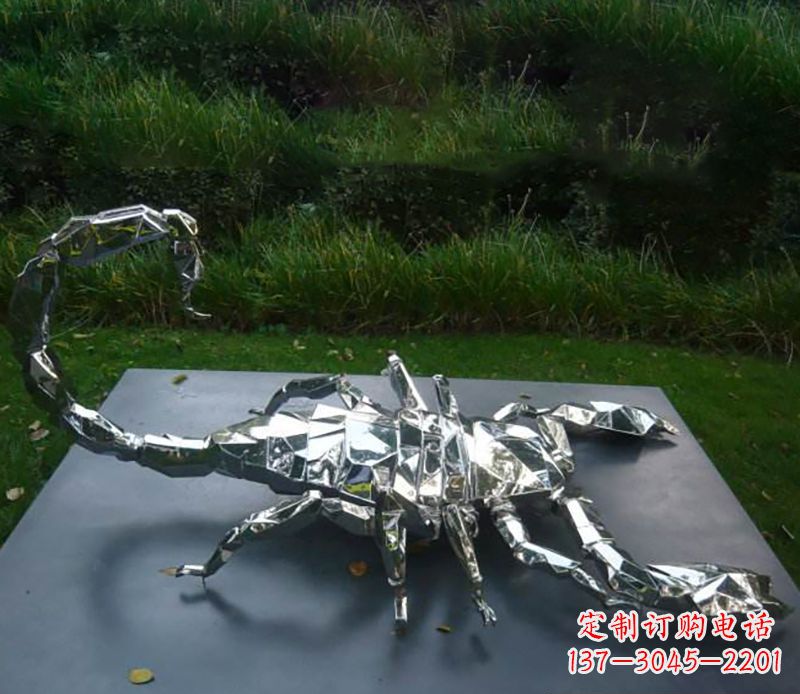 漯河不锈钢蝎子雕塑