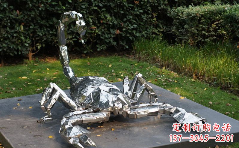 漯河不锈钢蝎子雕塑
