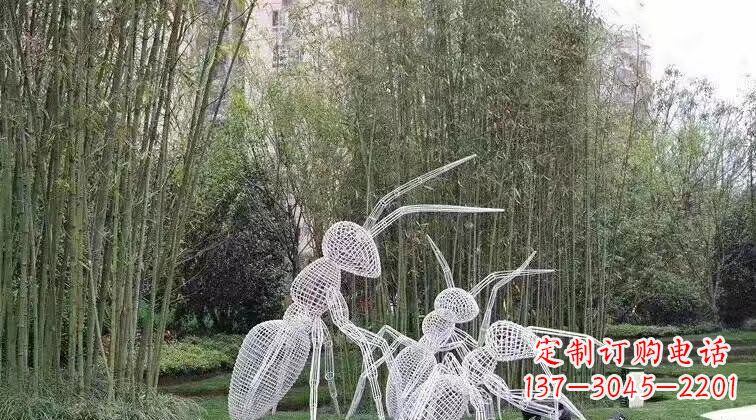漯河不锈钢艺术蚂蚁雕塑